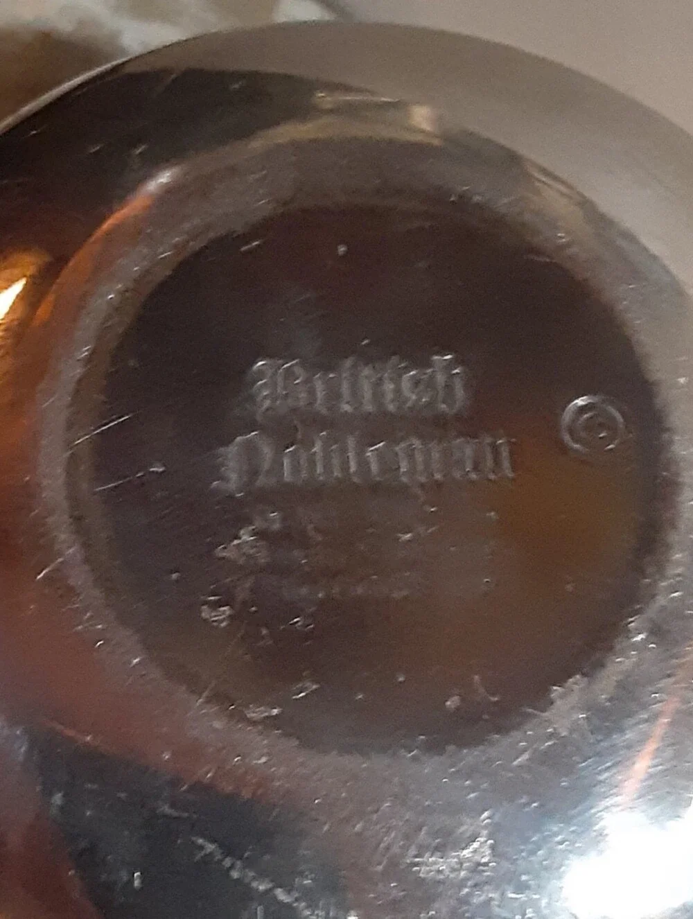 BRITISH NOBLEMAN PEWTERWARE crafted In SHEFFIELD, England SMALL PEWTER FLASK